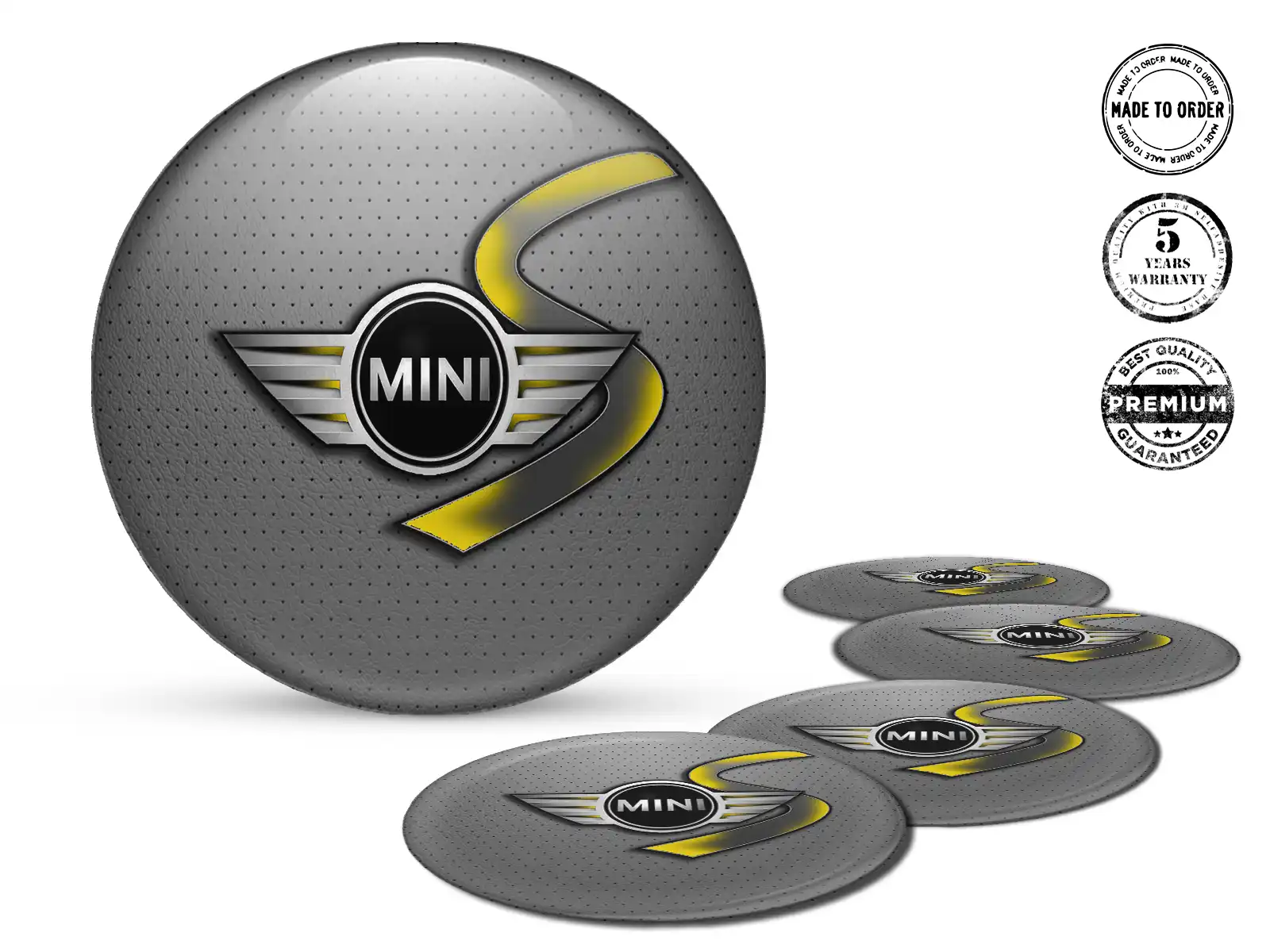 Mini Cooper Wheel Decals Version Custom Resin Stickers